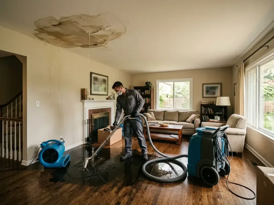 attic-pipe-burst-ceiling-drip-008 — frequently asked questions, Water Damage Restoration & Carpet Care in St. James, MO